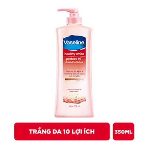 VASELINE sdt trắng da 10 lợi ích 350ml/12 chai