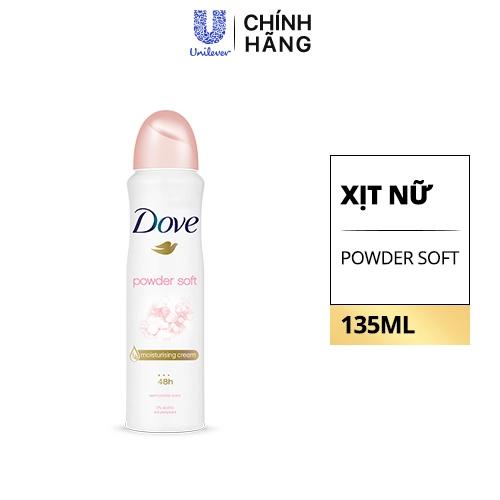 DOVE Nữ Xịt Khử Mùi Powder Soft 135ML/12 chai